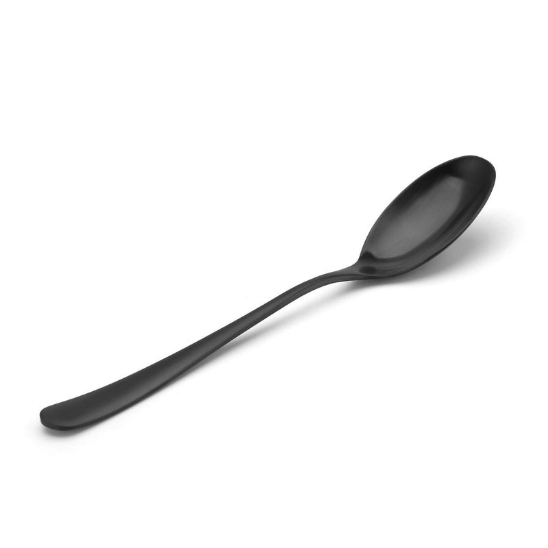 Bysta Matte Black Silverware Set, Bysta 20-Piece Stainless Steel Flatware Set, Kitchen Utensil Set Service for 4, Tableware Cutlery Set for Home and Restaurant, Satin Finish, Dishwasher Safe - Image 4